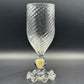 Saucey x Thick Nick Glass - Frill Foot Bubble Trap Mib Stem Goblet