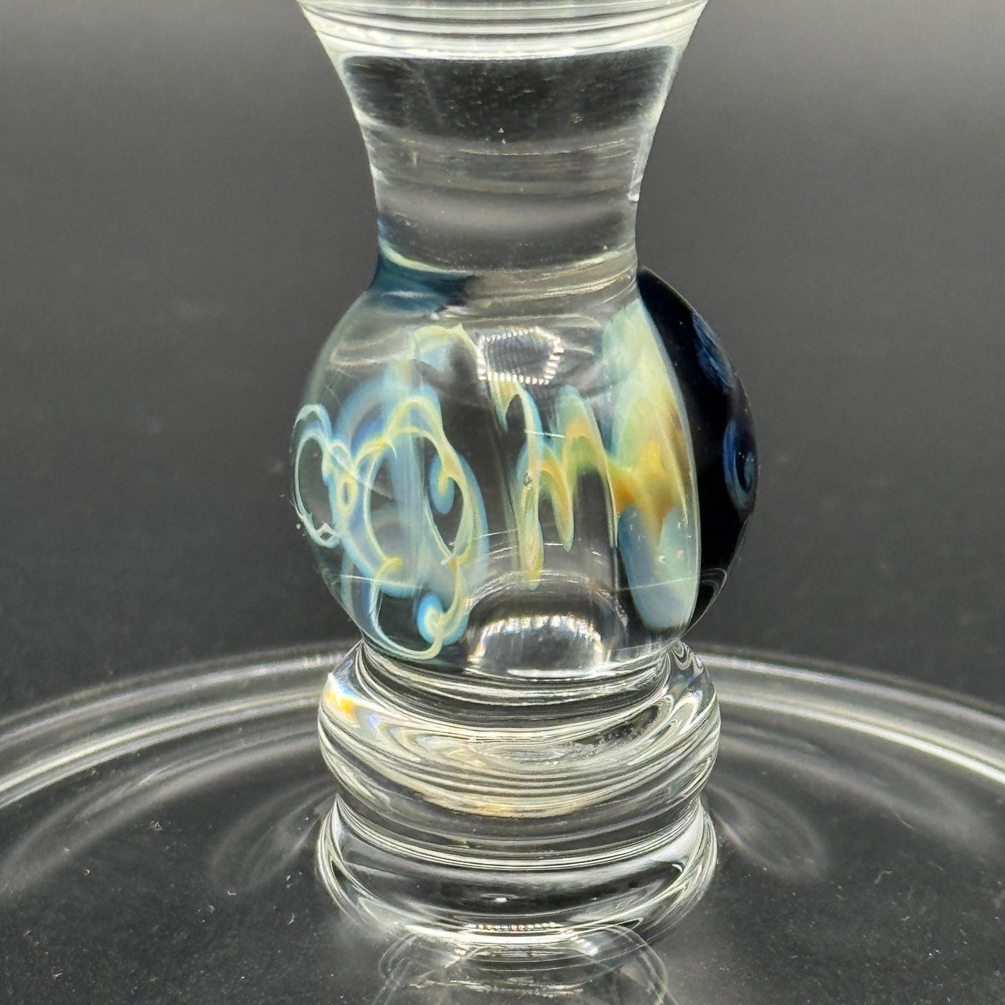 Saucey x DDG -Silver Mib Stem Goblet