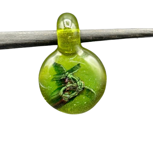 Firefox Glass - Milli Pendant | Rayquaza (UV)