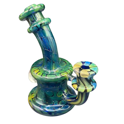 Saucey x Thick Nick Glass - Fumed Wrap and Rake Banger Hanger