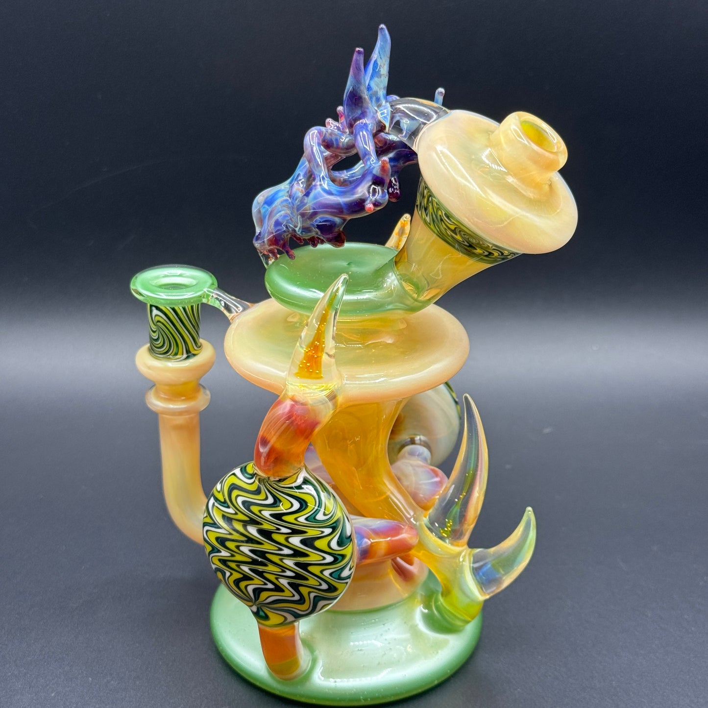 Saucey Glass x Peetwice Glass x Livin Glass x Max Melts - Double Disc Recycler Collaboration