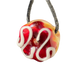 KGB Glass - Cherry Donut Pendant with Drizzle