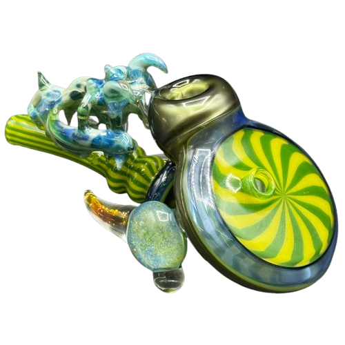 Peetwice Glass x Livin Glass x Max Melts - Skull Disclock