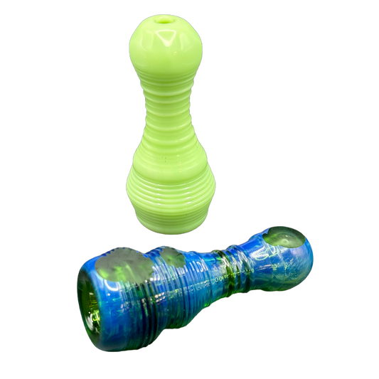 STR8Glass - 4-Hole Chillum