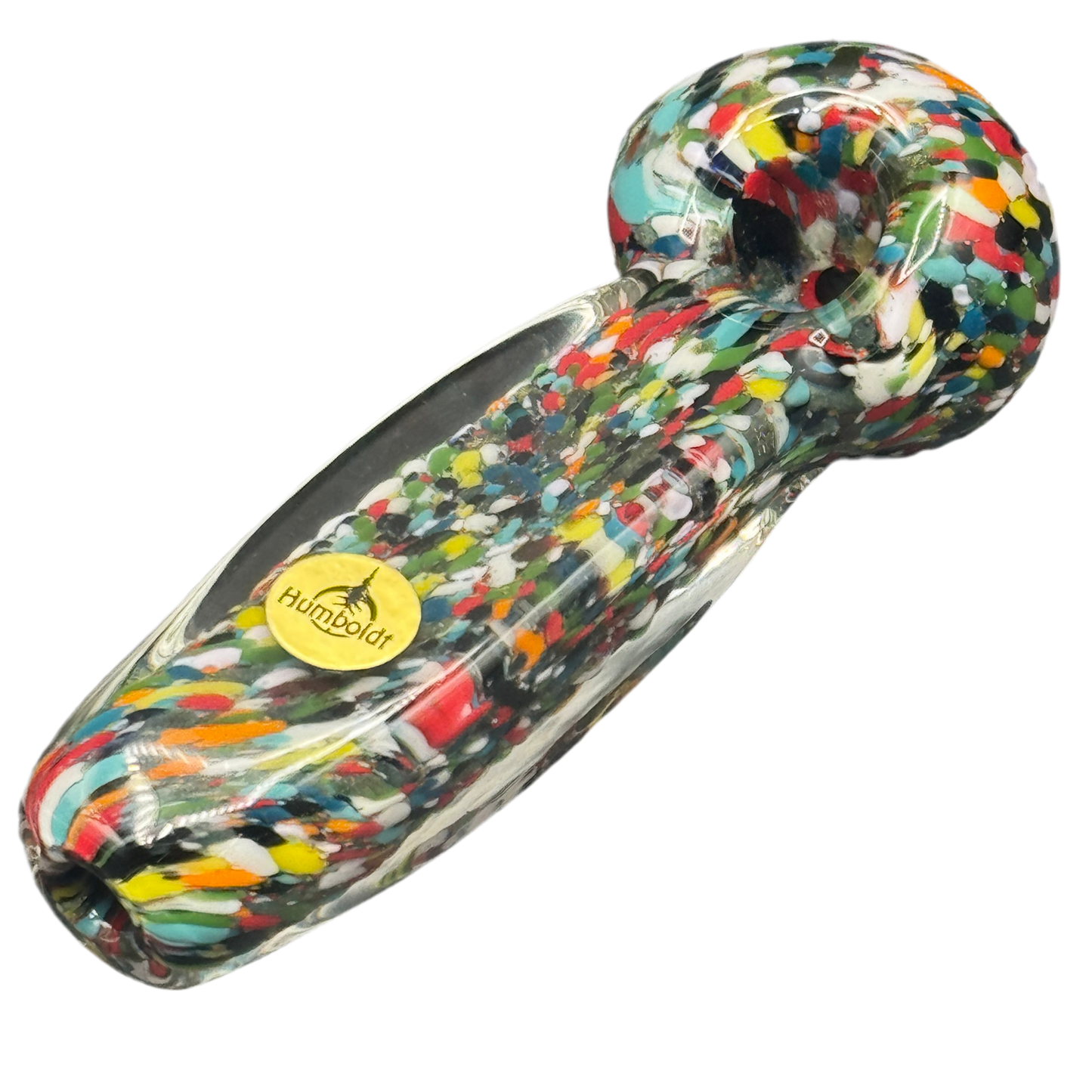 Humboldt Glass - Large Grit Confetti Frit Spoon