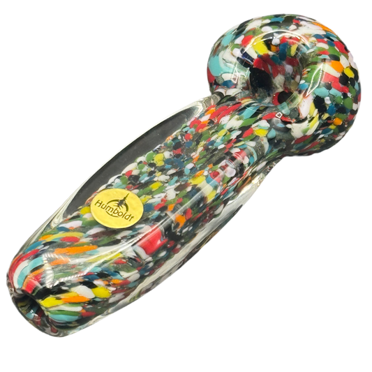 Humboldt Glass - Large Grit Confetti Frit Spoon