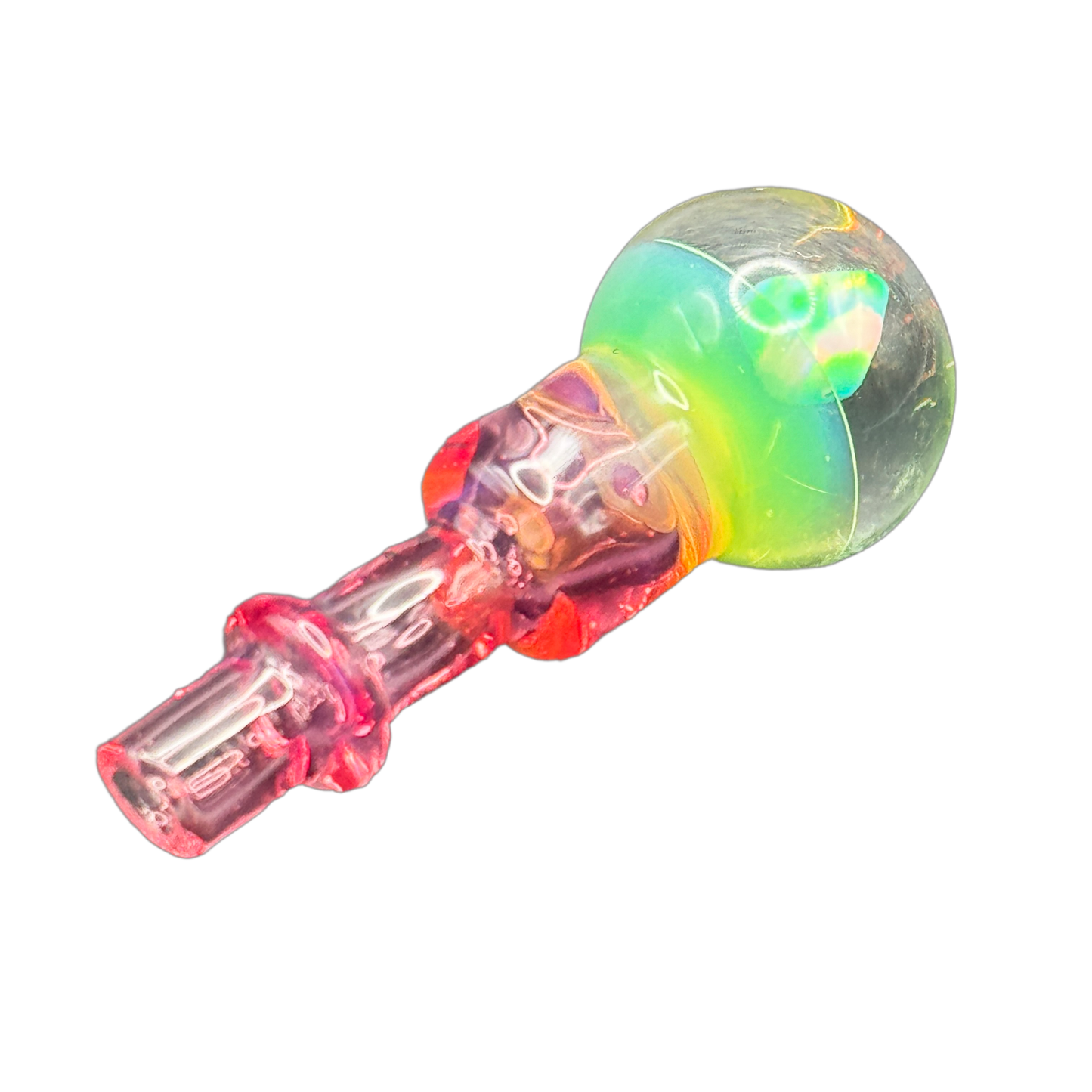 Tokr Glass - Opal Marble Joystick Cap for Puffco Peak | Slyme/Rose Cloud