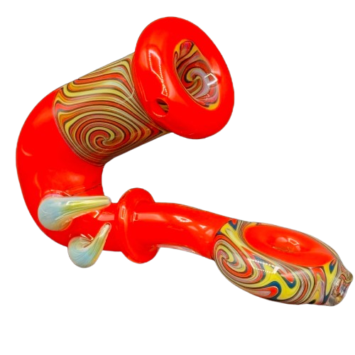 Max Melts x HoldenItDownGlass - Donut Tipped Linework Sherlock