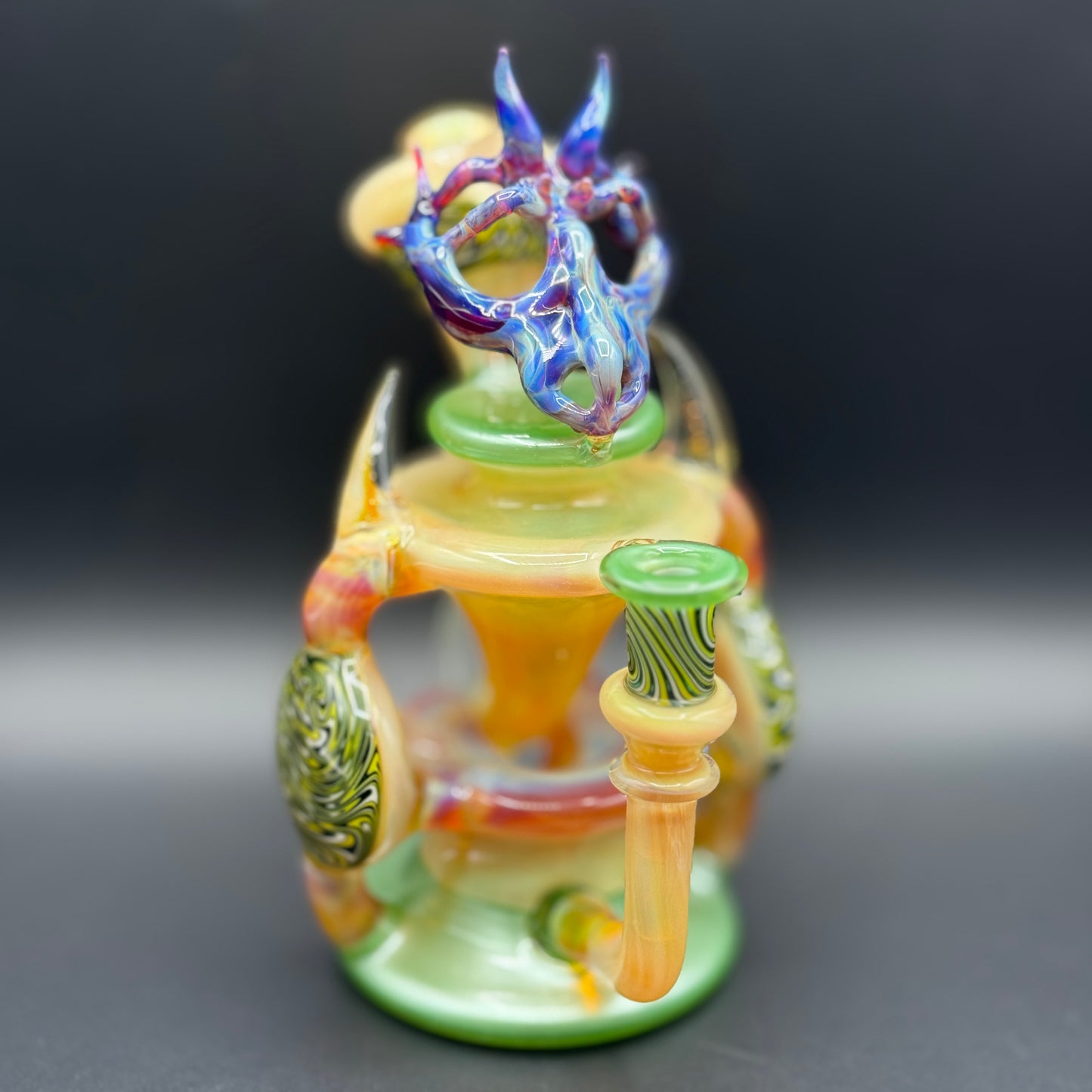 Saucey Glass x Peetwice Glass x Livin Glass x Max Melts - Double Disc Recycler Collaboration