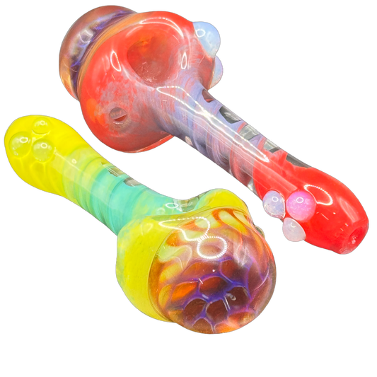 Deviant Glass - Twisty Honeycomb Spoon