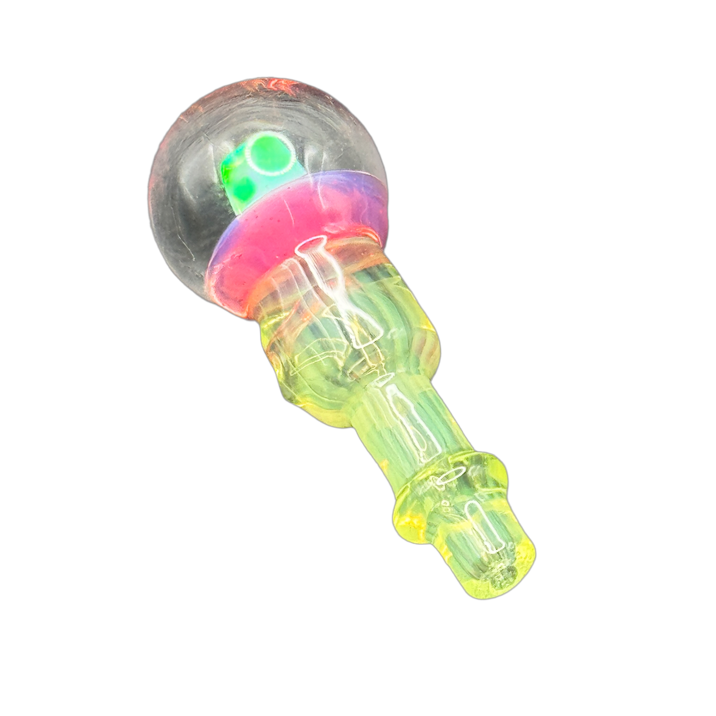 Tokr Glass - Opal Marble Joystick Cap for Puffco Peak | Rose Cloud/Slyme