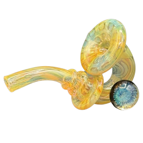 Saucey x Thick Nick Glass - Fumed Wrap and Rake Sherlock