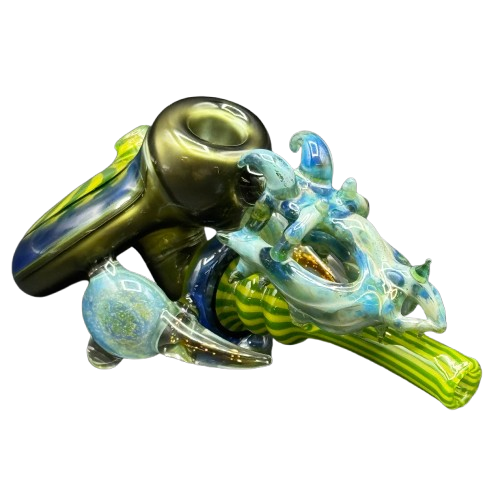 Peetwice Glass x Livin Glass x Max Melts - Skull Disclock