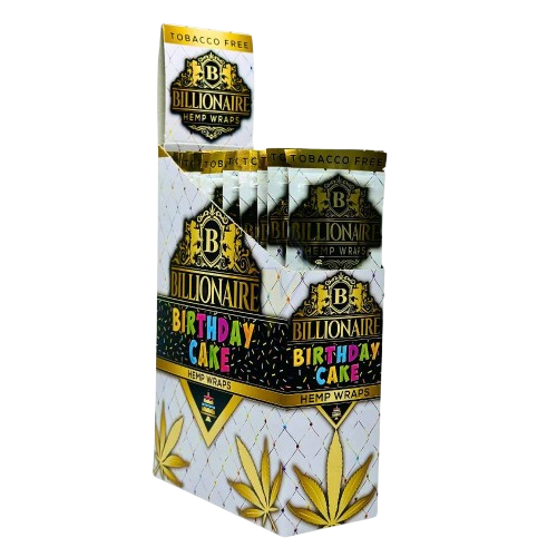 Billionaire Hemp Wraps - Birthday Cake