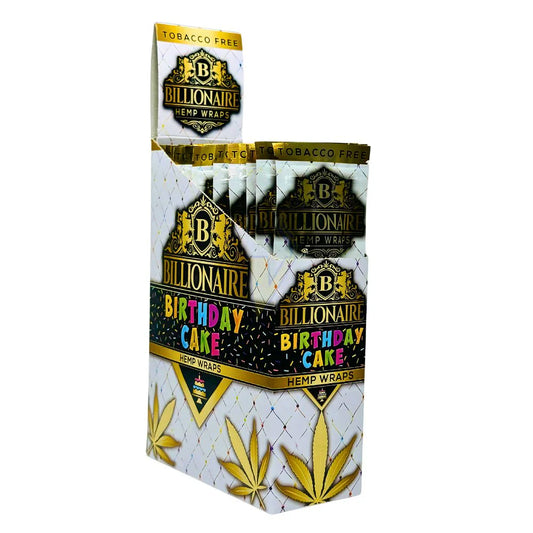 Billionaire Hemp Wraps - Birthday Cake