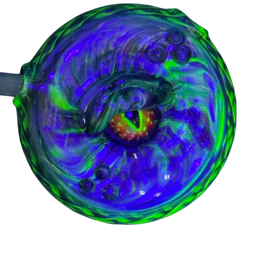 Modified Creations - UV Eye Disc Pendant