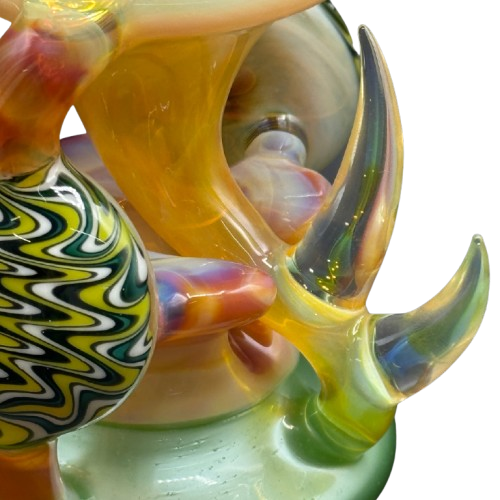 Saucey Glass x Peetwice Glass x Livin Glass x Max Melts - Double Disc Recycler Collaboration