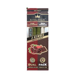 King Palm - Flavored King Dual Flavor (2-Pack) | Pomegranate and Chocolate