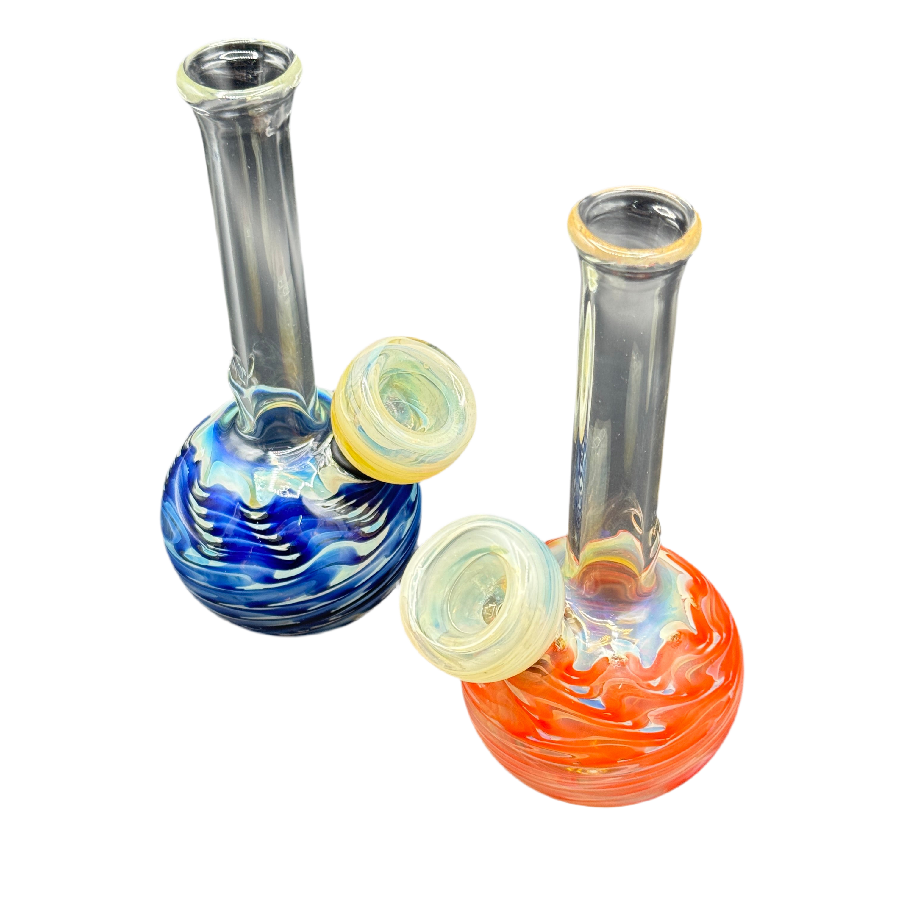 Seven Pack Glass - 19mm String and Rake Bubbler – The Glass Mule