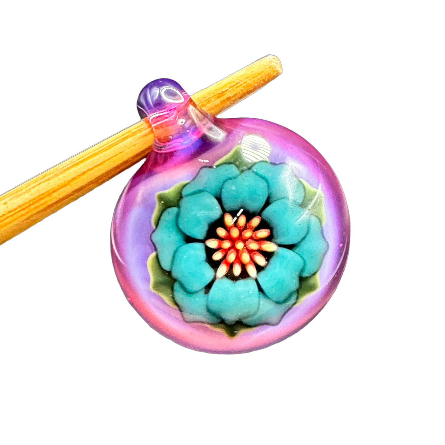 Florin Glass - Flower Implosion Pendant