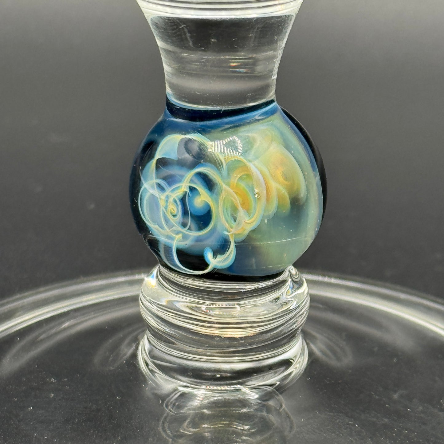 Saucey x DDG -Silver Mib Stem Goblet