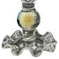 Saucey x Thick Nick Glass - Frill Foot Bubble Trap Mib Stem Goblet