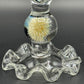 Saucey x Thick Nick Glass - Frill Foot Bubble Trap Mib Stem Goblet