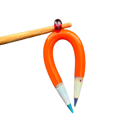 Sherbet Glass - Curved Pencil Pendant