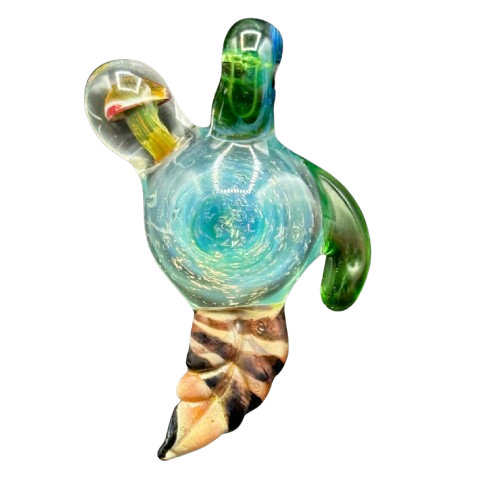 Derringer x Jay Boogie - Dichro Mushroom Leaf Pendant