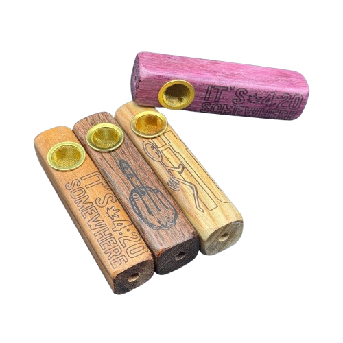 Better Life :) - Engraved Wood Pipe