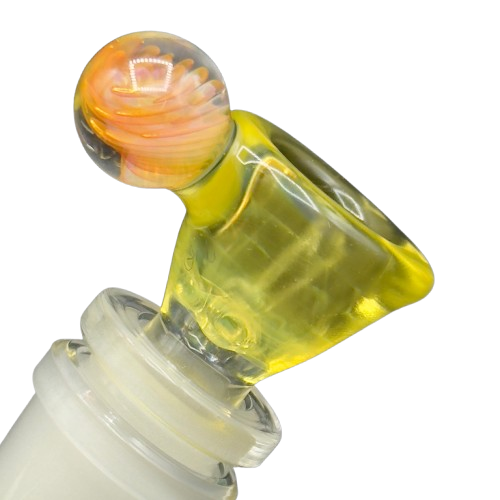 Sarah Marblesbee - 14mm 4-Hole Martini Slide w/ Fumed Implosion