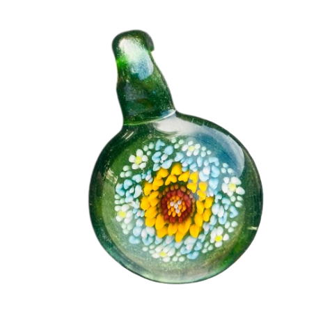 Livin_Glass - Flower Implosion Pendant