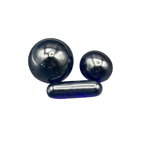 The Glass Mule - 3pc Slurper Set | Cobalt