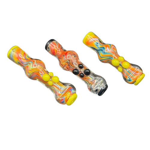 Hazed Glass - Heady Lip Wrapped Chillum
