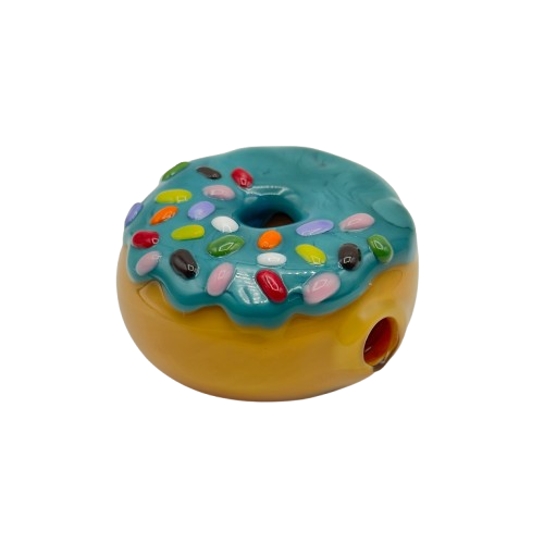 KGB Glass - Large Dry Azul Donut Pipe