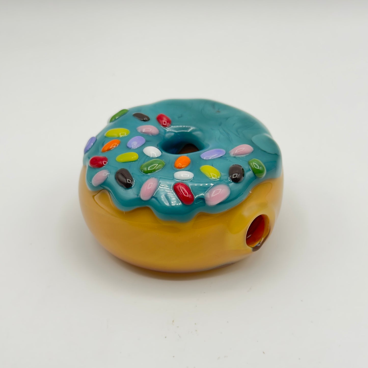 KGB Glass - Large Dry Azul Donut Pipe