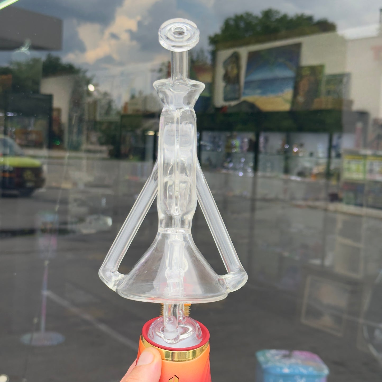 Rowdy Glass - Clear C-Cycler Puffco Peak Top