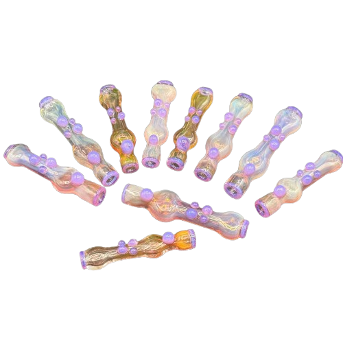 Hazed Glass - Lip Wrapped Chillum