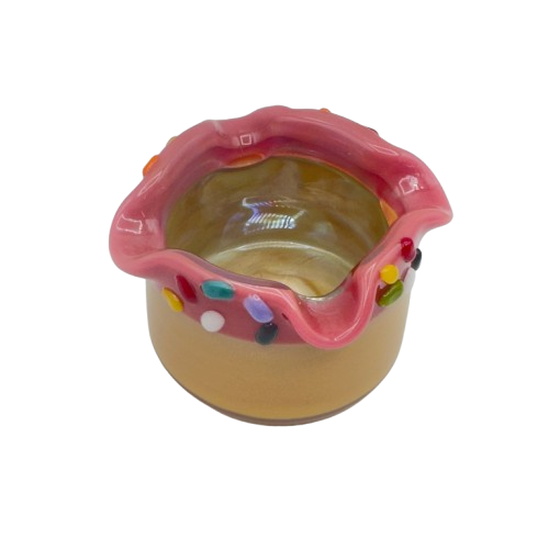 KGB Glass - Strawberry Donut with Sprinkles Ashtray