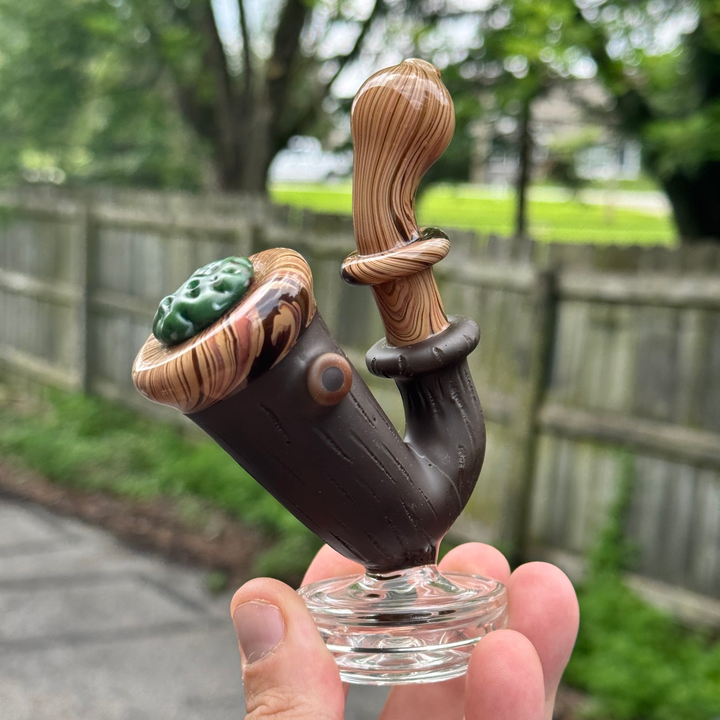 Chad G Glass - Wood-tech Puffco Dry Top