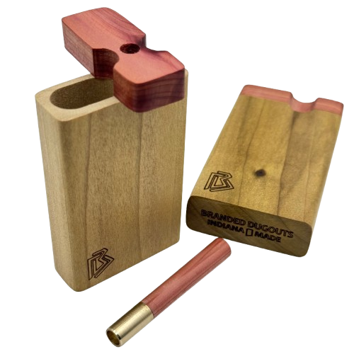 Branded Dugouts - Small Standard Twist Top Dugout - The Glass Mule