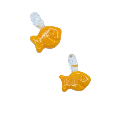 Livin_Glass - Goldfish Pendant