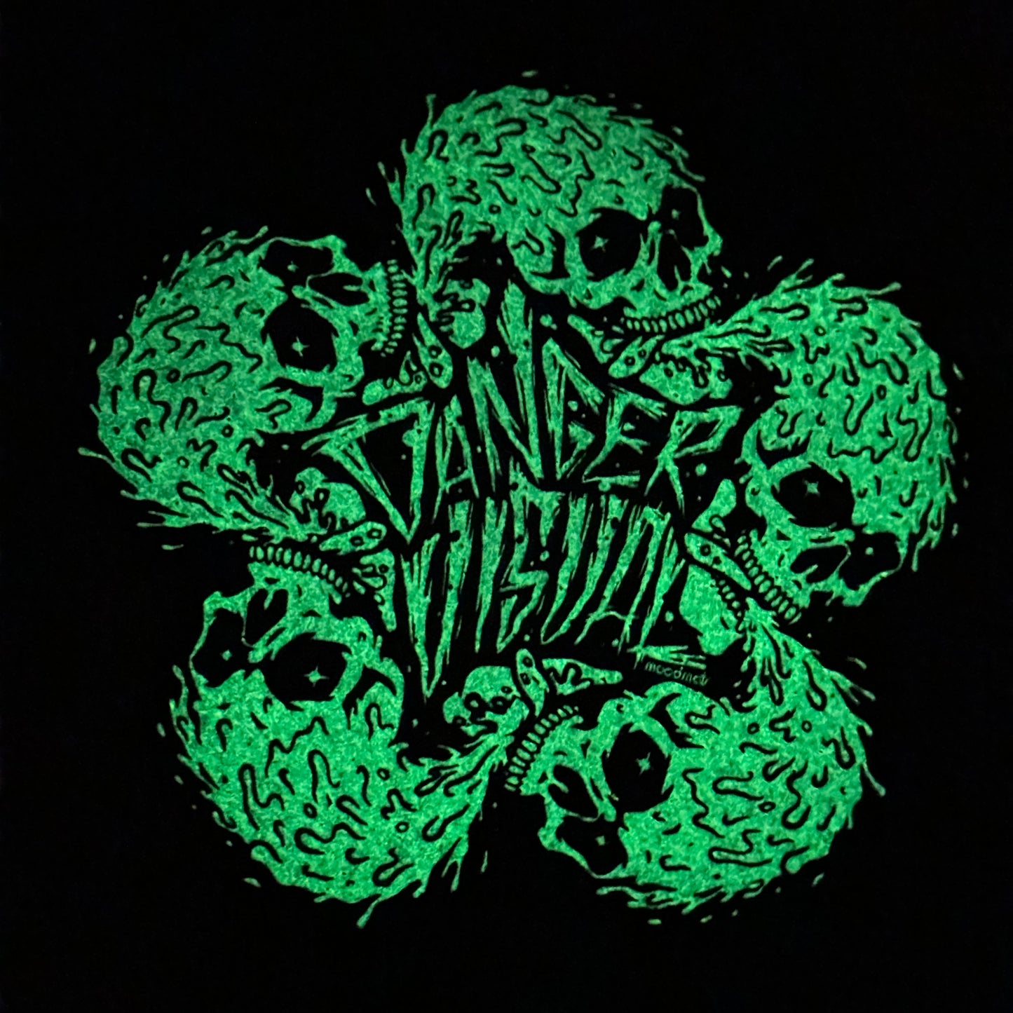 Danger Visual - 8" 2-Sided Glow in the Dark Moodmat