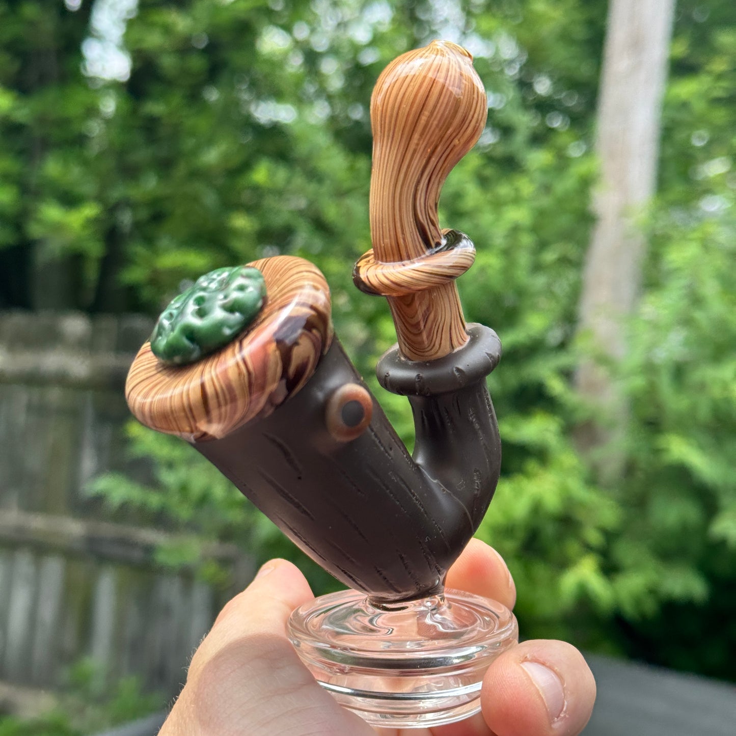Chad G Glass - Wood-tech Puffco Dry Top