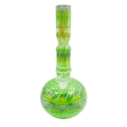 Ed Wolfe's Got Glass - 12" Full Color Single Ball Base w/ Lighter Pinch Top