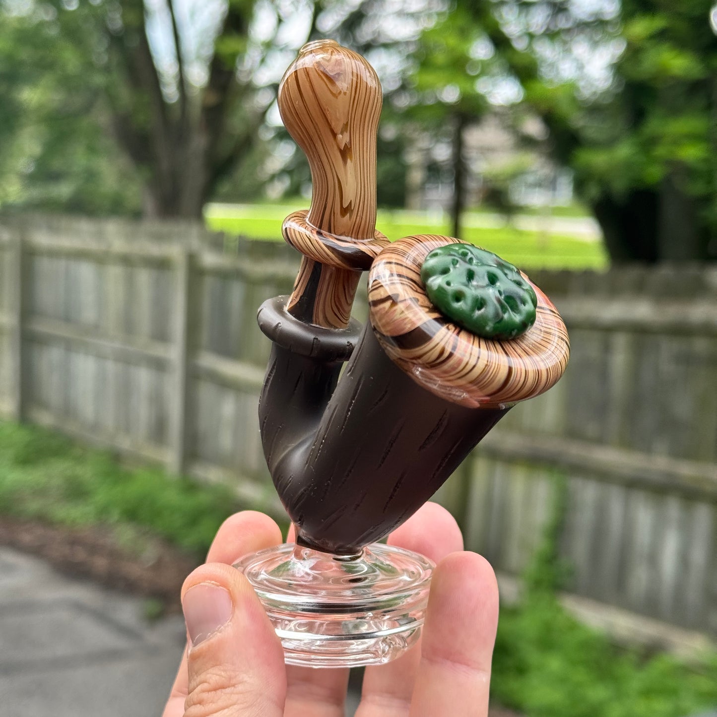 Chad G Glass - Wood-tech Puffco Dry Top