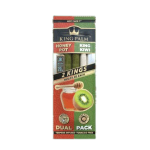 King Palm - Flavored King Dual Flavor (2-Pack) | Honey and Kiwi