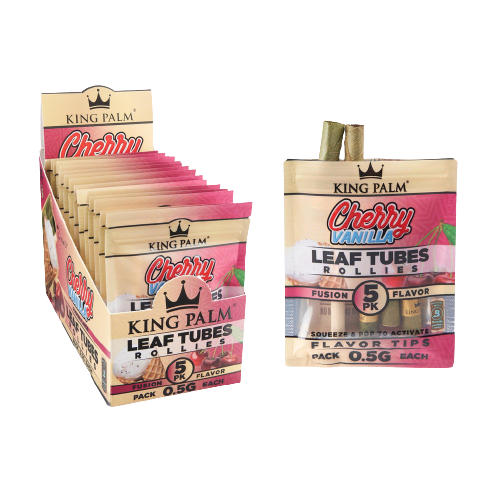 King Palm - Rollie Leaf Tubes (5-Pack) | Cherry Vanilla