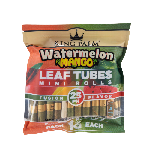 King Palm - Mini Leaf Tubes (25-Pack) | Watermelon Mango