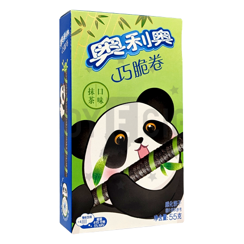 Oreo - Matcha Panda Wafer Rolls (China)